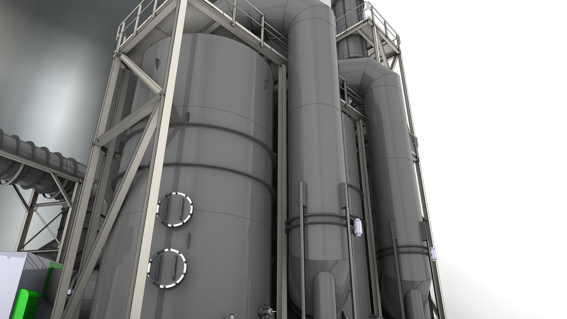 Abluftwäscher in Kunststoff zur Reinigung umweltschädlicher Abluft, Gasen aus Industrie, Labor, Kläranlagen gemäss Luftreinhalteverordnung - Colasit