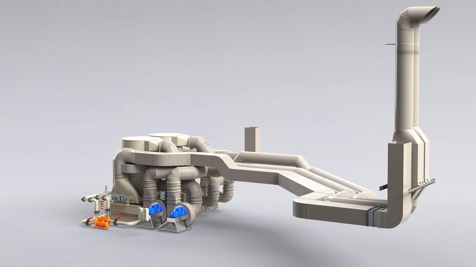 Abluftwäscher, Abluftgaswäscher aus Kunststoff zur Reinigung von umweltschädlicher Abluft - Colasit 