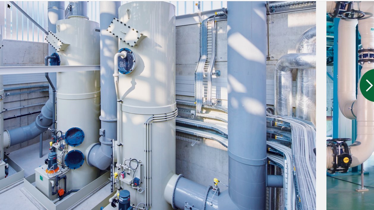 Industrieabluftreinigungsanlagen aus Kunststoff für umweltschädliche Abluft und Gase - Colasit