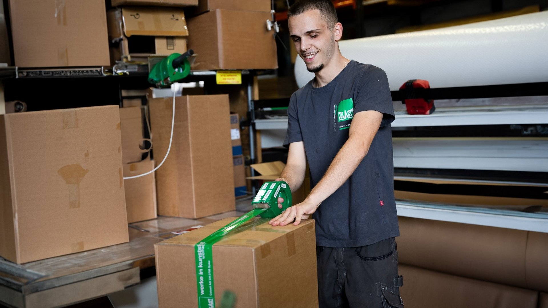 Wear and spare parts warehouse for plastic fans and exhaust air scrubbers - Colasit