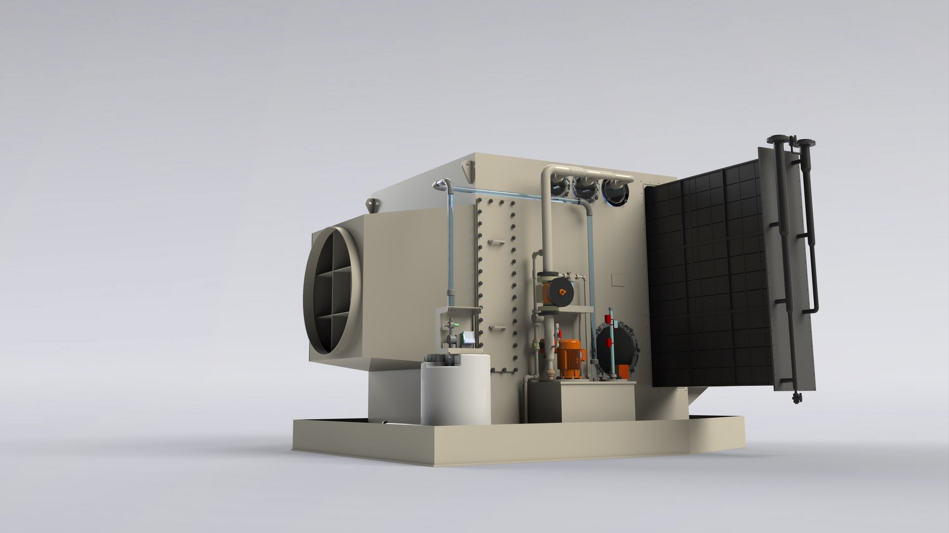 Wärmetauscher in Kunststoff für Energienutzung aus Abluft und Abgasen in Kunststoff - Colasit