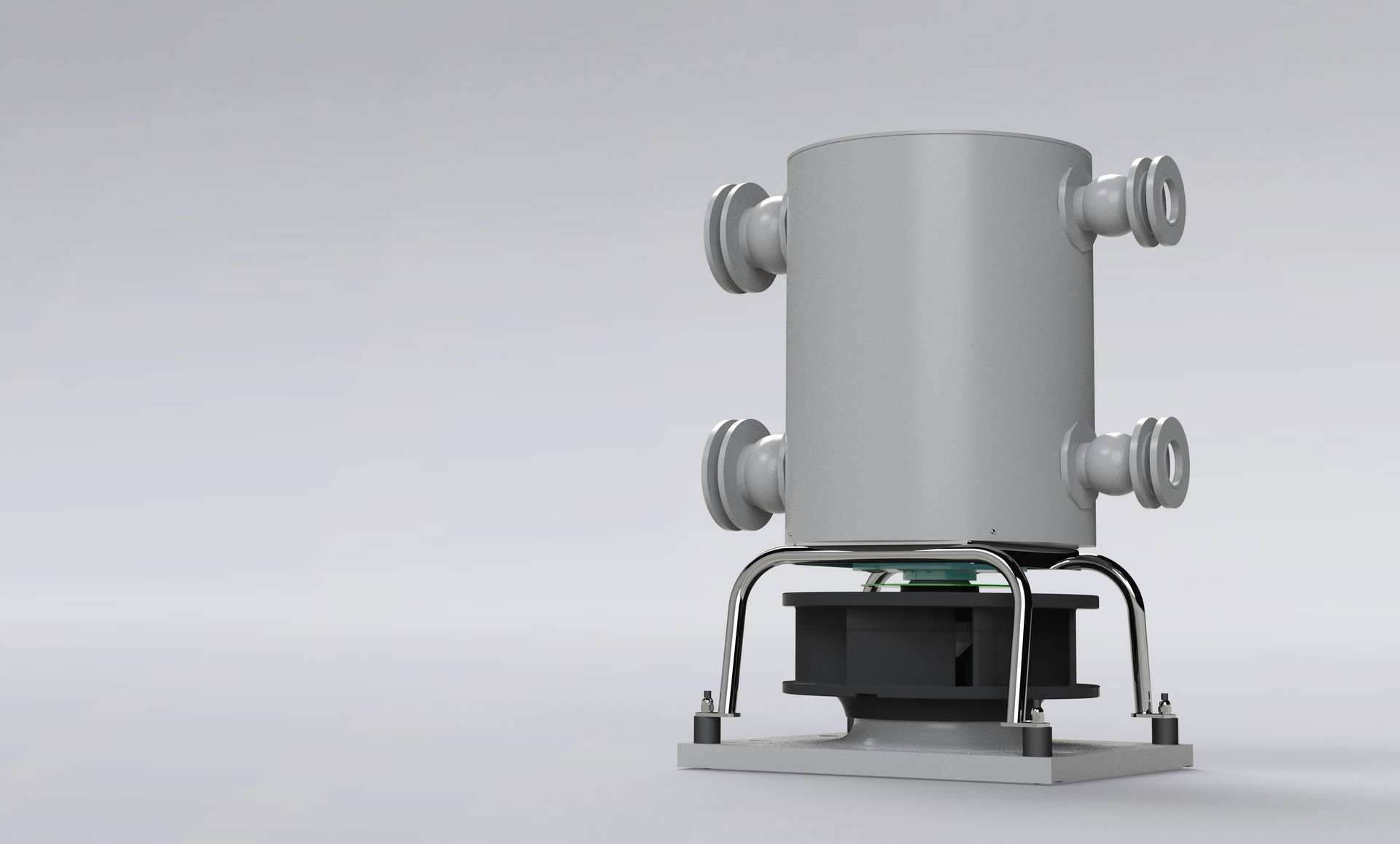 Spezialventilator in Kunststoff als Hauptventilator für Abluftgaswässer - Colasit