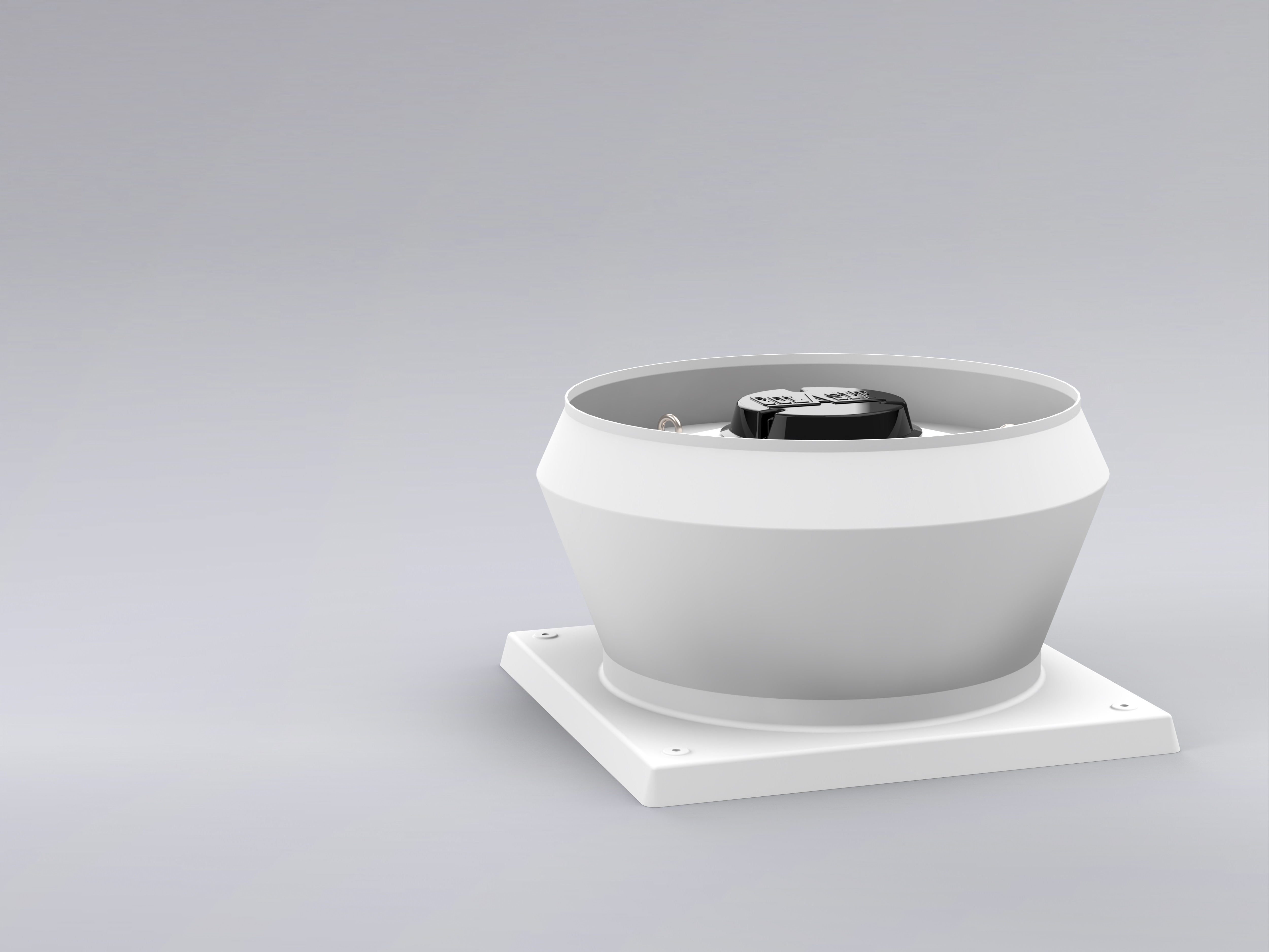 Dachlüfter in Kunststoff mit Dachsockel für Abluftabsaugung aus Industriegebäuden - Colasit