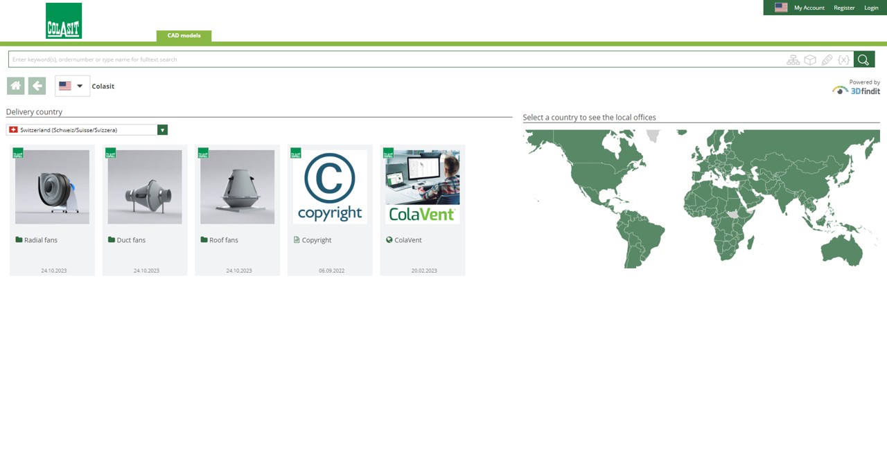 Digitale Daten für die Planung mit Colasit-Produkten zum Download - Colasit